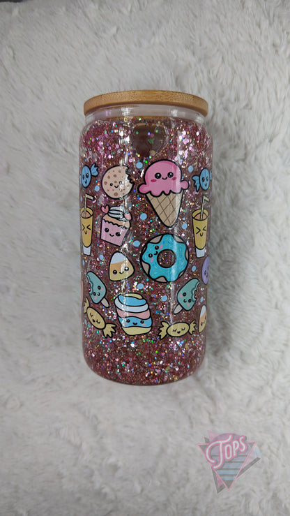 Glass Can Snowglobe
